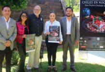 Presentan temporada de Chiles en Nogada en Cholula Chiles