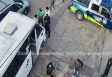 Caen cuatro sujetos tras asaltar microbús en El Porvenir