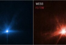 Hubble detecta nube de rocas tras impacto de sonda DART con asteroide