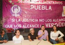 Claudia Rivera protegió a deudores alimentarios, acusa colectivo