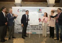 PRI, PAN y PRD firman convenio para fortalecer al Frente por México Frente