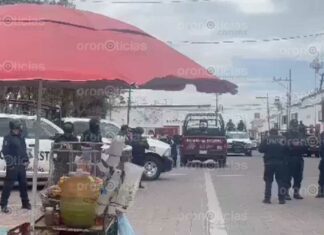 Habitantes de Tecali protestan por presunto abuso policiaco Habitantes