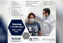 “ISSSTEP cerca de ti” se realizará el viernes 7 de julio en Izúcar ISSSTEP