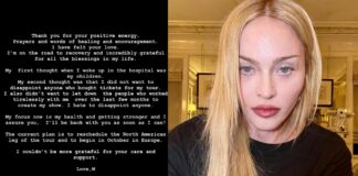 Madonna reaparece en redes sociales y reprograma gira Madonna.