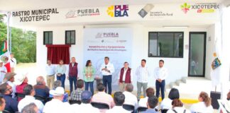 Rastro en Xicotepec de Juárez es inaugurado por Sergio Salomón Rastro