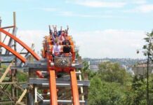 Juego ‘Medusa’ quedó varado por falla mecánica Six Flags