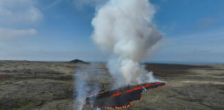 Volcán Fagradalsfjall hace erupción en Islandia Volcán