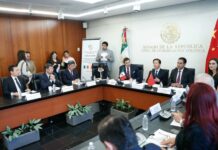 Armenta se reúne con vicepresidente de Asamblea Popular China