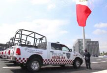 Comienza entrega de armas y patrullas para municipios poblanos municipios
