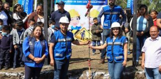 Colocan primera piedra de preescolar en San Andrés Cholula preescolar