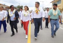 Gobernador inaugura pavimentación en General Felipe Ángeles