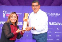 Sergio Salomón y Lorena Cuéllar presiden el “Trophy Tour” Cuéllar
