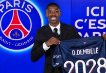 Dembélé, al Paris Saint-Germain por cinco temporadas Dembélé