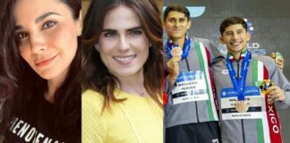 Martha Higareda y Karla Souza pagaron viaje de clavadistas al Mundial