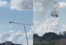 Helicóptero de bomberos se desploma en Florida; hay dos muertos