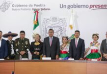 Sergio Salomón y Eduardo Rivera presentan actividades por Fiestas Patrias