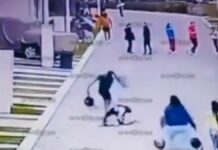 Captan brutal golpiza a mujer en Cuautlancingo