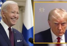 Biden se burla de la foto policial de Trump: “es un chico guapo”