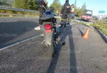Motociclista muere en la Amozoc-Perote; hay una mujer herida Motociclista
