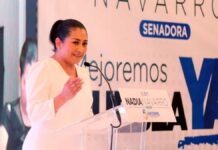 Nadia Navarro llama a la unidad rumbo a 2024 durante informe de labores Navarro
