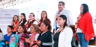 Sergio Salomón entrega apoyos al campo y programas sociales en Xoxtla Salomón