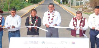 Lista pavimentación del camino San Juan Amecac-San Felipe Cuapexco San Juan