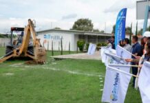 Construyen techado en Bachillerato Elena Garro de San Andrés Techado