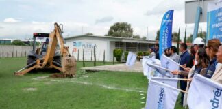 Construyen techado en Bachillerato Elena Garro de San Andrés Techado