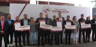 Reconocen y entregan incentivos a policías de Texmelucan Texmelucan