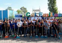 Tlatehui encabeza jornada de limpieza en colonia Emiliano Zapata Tlatehui