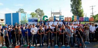 Tlatehui encabeza jornada de limpieza en colonia Emiliano Zapata Tlatehui