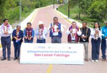 Inauguran rehabilitación vialidades en San Lucas Tulcingo