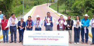 Inauguran rehabilitación vialidades en San Lucas Tulcingo