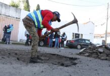 Comuna tapará más de 50 mil baches en programa de mantenimiento