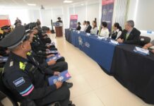 Capacitan a policías en atención a mujeres víctimas de violencia en Puebla