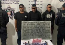 Texmelucan: Atrapan a tres por robar placa histórica de ex convento placa
