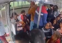 A mano armada asaltan transporte público en Cuautlancingo transporte