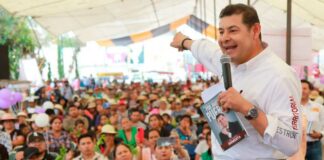 Armenta comparte diagnóstico “Por Amor a Puebla” en Palmar de Bravo Armenta