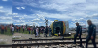Calpulalpan: Autobús choca contra tren y mueren dos personas Capulalpan