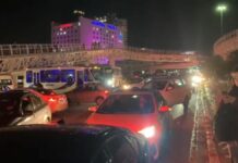 Vía Atlixcáyotl colapsa por protesta de animalistas