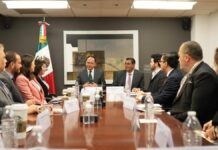 Sergio Salomón celebra reunión con Consulado General de México en NY