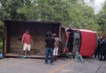 Chiapas: Volcadura de camión deja dos migrantes muertos y 38 heridos Migrantes