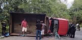 Chiapas: Volcadura de camión deja dos migrantes muertos y 38 heridos Migrantes