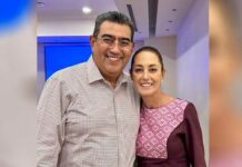 Salomón asiste a reunión con Sheinbaum y gobernadores de Morena Sheinbaum