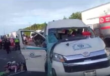 Al menos 7 muertos y 13 heridos deja choque en la Playa del Carmen-Tulum Accidente en carretera Playa del Carmen-Tulum