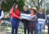 Entrega Paola Angon 500 depósitos para almacenamiento de agua