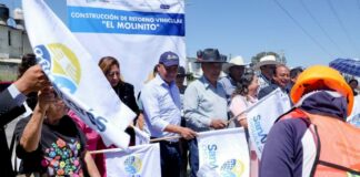 Mundo Tlatehui da banderazo a obras en distintas colonias