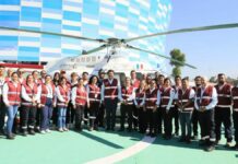 Sergio Salomón reactiva helicópteros para atender emergencias