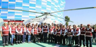 Sergio Salomón reactiva helicópteros para atender emergencias