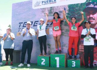 Premian a participantes de carrera “Trail vive Tepeaca” carrera
